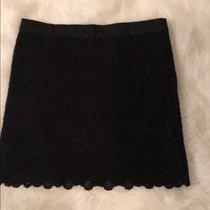 Lace jcrew skirt